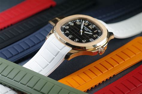 patek philippe rubber strap price|Patek Philippe aquanaut strap price.